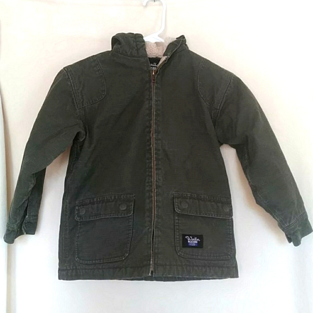 Walls Blizzard Pruf Hooded Fleece Lined Jacket 6/7
